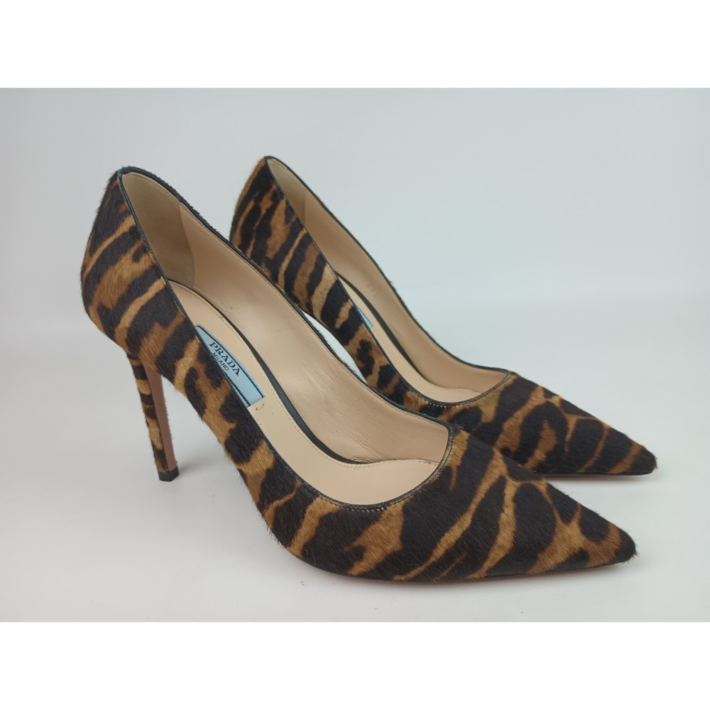 Prada Brown and Black Heels